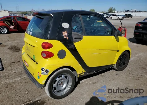 2013 Smart Fortwo Pure z USA, uszkodzony, nr VIN WMEEJ3BA0DK661968